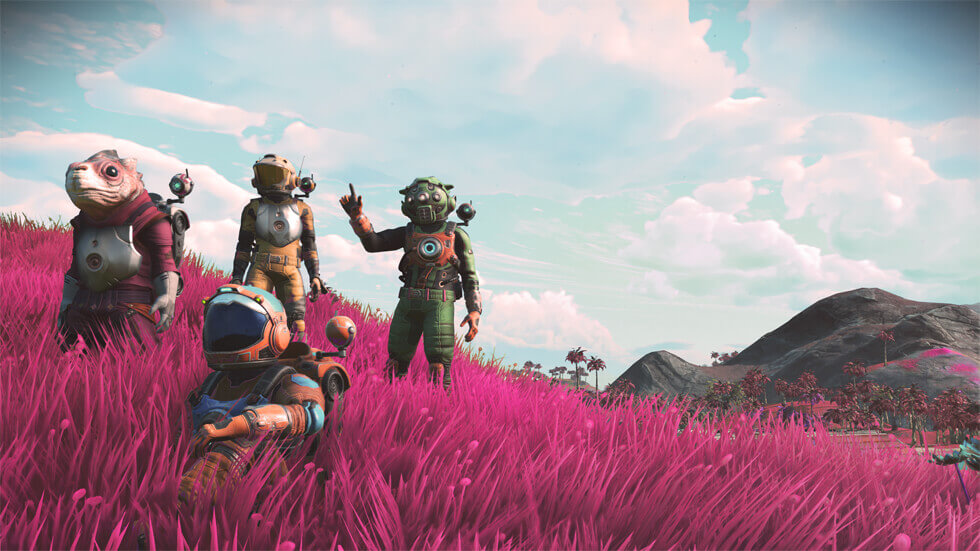 NMS Next Screenshot 1 Pink Grass