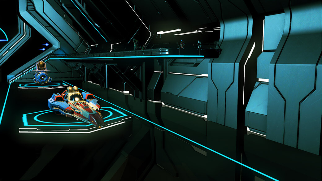 Screenshot of original space station ramps