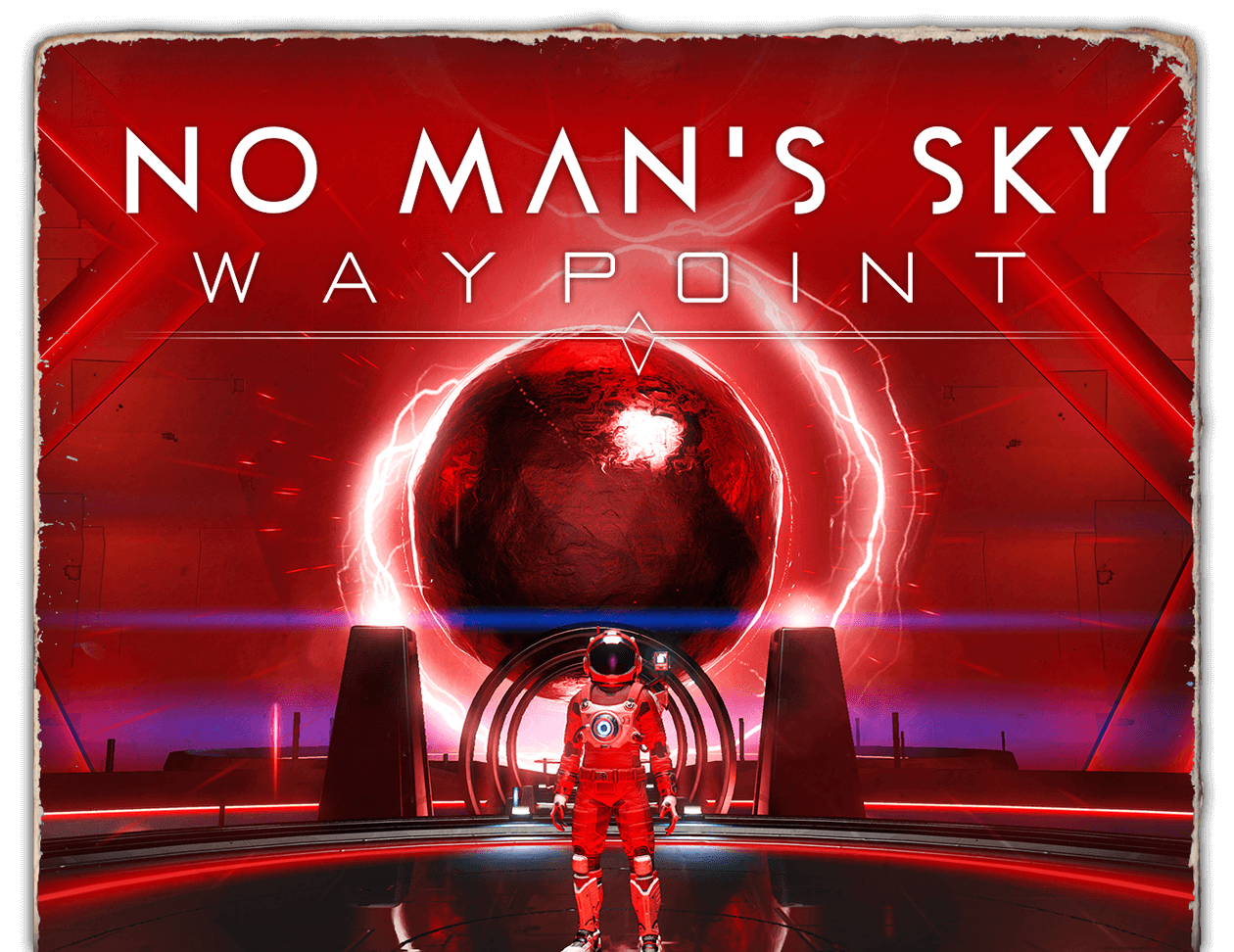 Book cover styled art showcasing No Man's Sky artwork